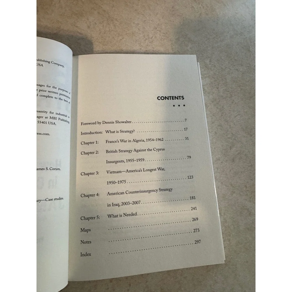 Bad Strategies James S Corum Counterinsurgency Military History Hardcover Book